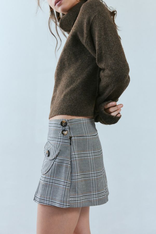 Slide View: 4: UO Jillian Pleated Micro Mini Skort