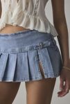 Thumbnail View 2: BDG Shaina Belted Denim Micro Mini Skort