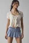 Thumbnail View 3: BDG Shaina Belted Denim Micro Mini Skort