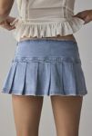 Thumbnail View 4: BDG Shaina Belted Denim Micro Mini Skort