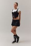 Thumbnail View 3: BDG Shaina Belted Linen Micro Mini Skort