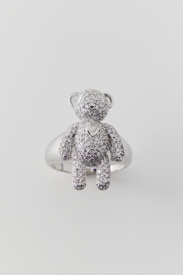 Slide View: 1: Iced Teddy Ring