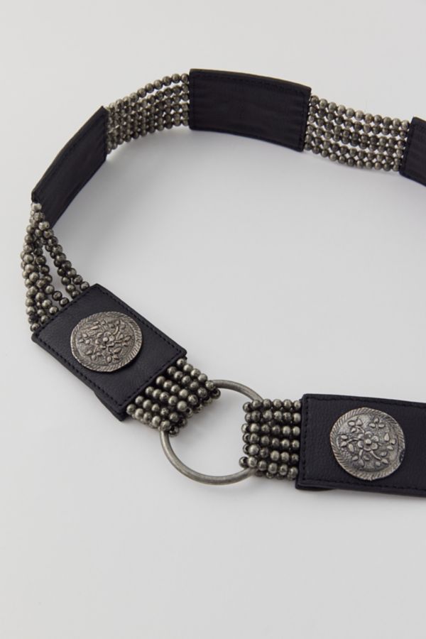 Slide View: 3: Ophelia Medallion Beaded Belt