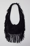 Thumbnail View 2: Silence + Noise Suede Fringe Hobo Sling Bag