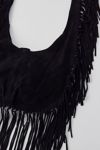 Thumbnail View 3: Silence + Noise Suede Fringe Hobo Sling Bag