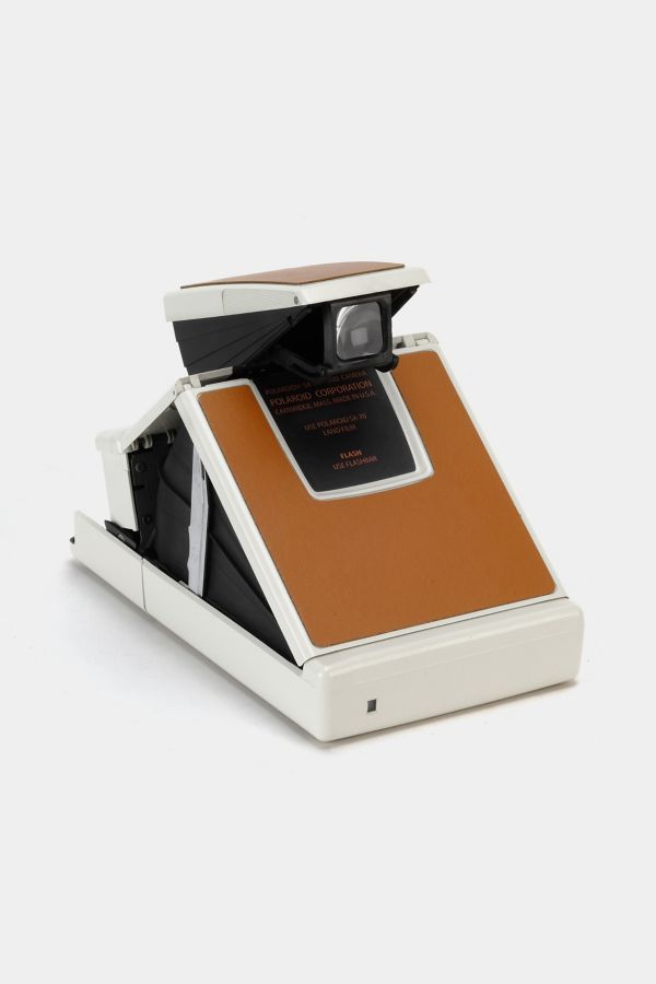 Slide View: 2: Vintage Polaroid SX-70 Model 2 White Instant Camera Refurbished by Retrospekt