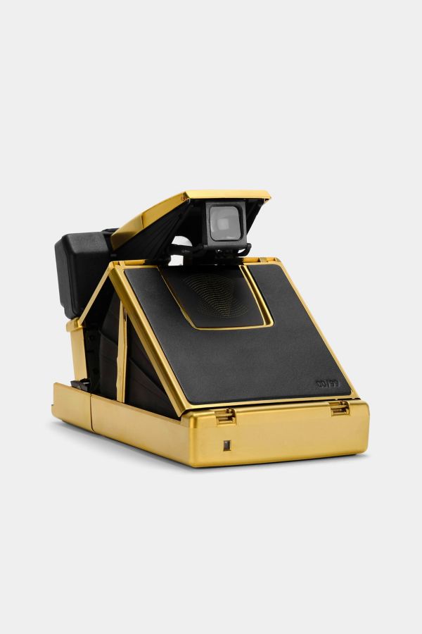 Slide View: 2: SX-70 Sonar Autofocus "24K Gold Edition" Instant Camera Refurbished by Retrospekt