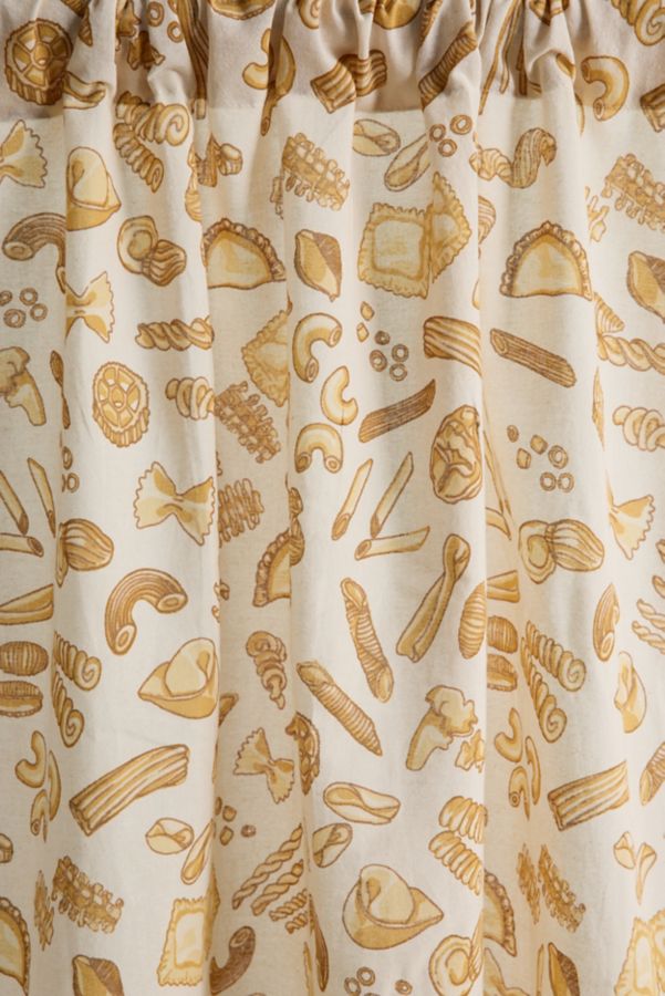 Slide View: 3: Food Icon Café Curtain Set