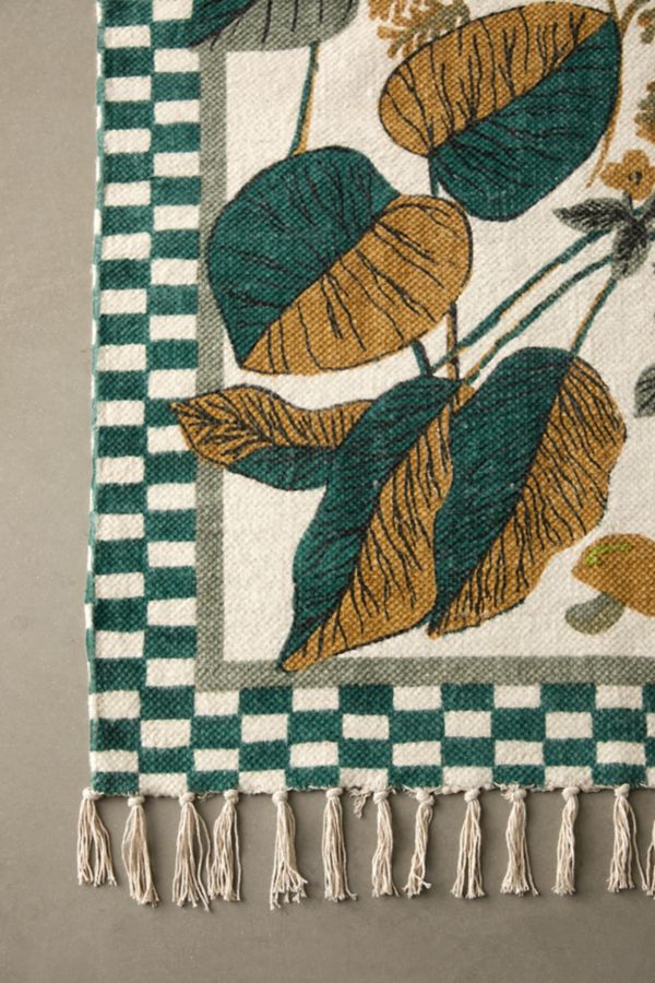 Slide View: 5: Ivy Greenery Brushed Rug