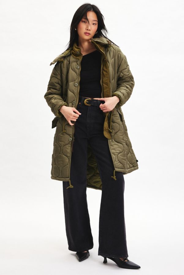 Slide View: 1: Alpha Industries M-65 Quilted Fishtail Parka