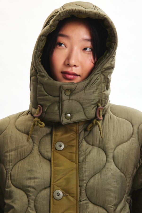 Slide View: 3: Alpha Industries M-65 Quilted Fishtail Parka