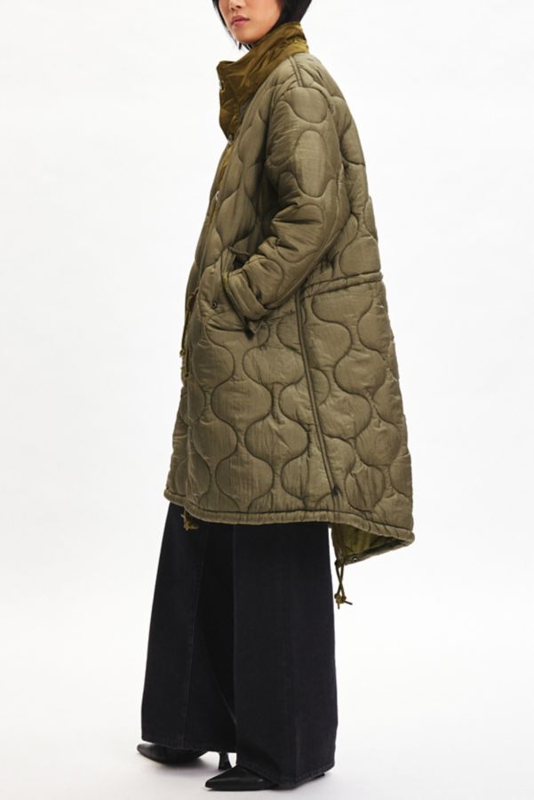 Slide View: 5: Alpha Industries M-65 Quilted Fishtail Parka