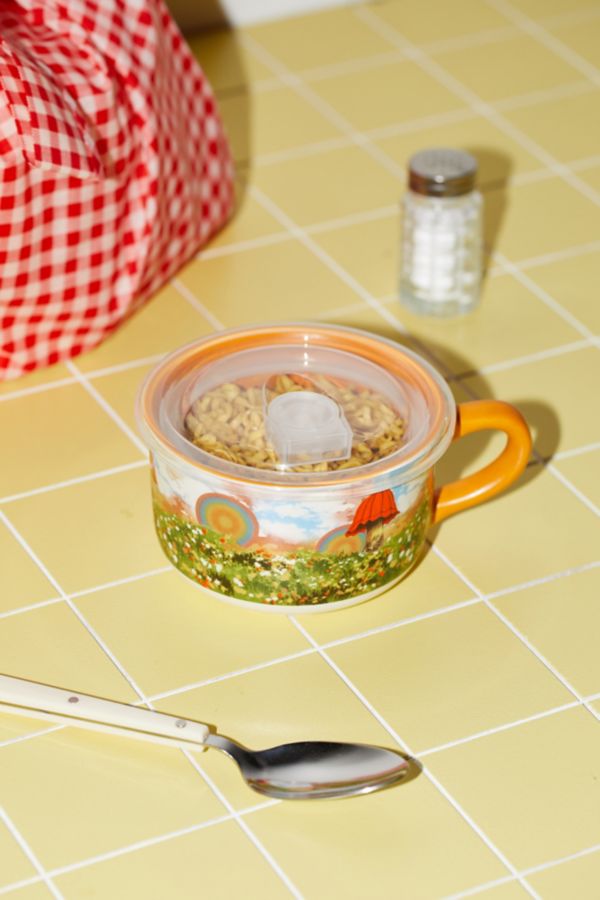 Slide View: 1: Icon Lidded Soup Mug