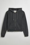 Thumbnail View 2: BDG Bonfire Cropped Full Zip Hoodie Sweatshirt