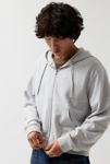 Thumbnail View 2: BDG Bonfire Solid Cropped Zip-Up Hoodie Sweatshirt