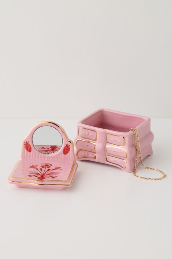 Slide View: 4: Amelie Mini Dresser Trinket Box