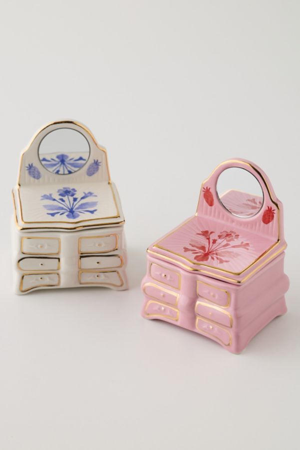 Slide View: 5: Amelie Mini Dresser Trinket Box