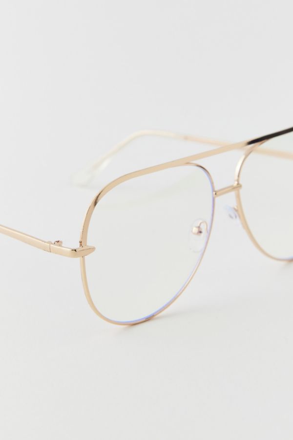 Slide View: 3: Lunettes Jade Aviator Anti-Lumière Bleue