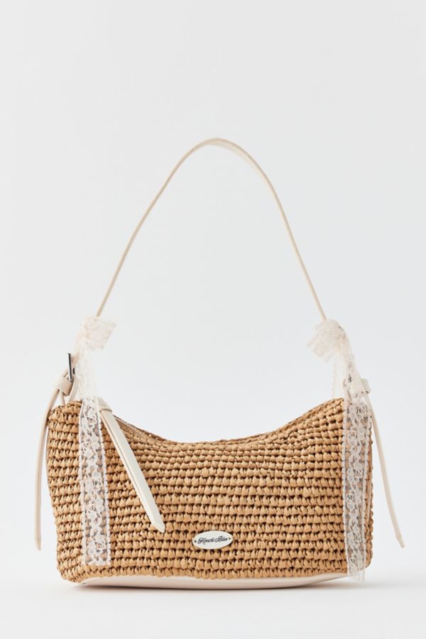 Slide View: 2: Kimchi Blue Lucia Raffia Bag