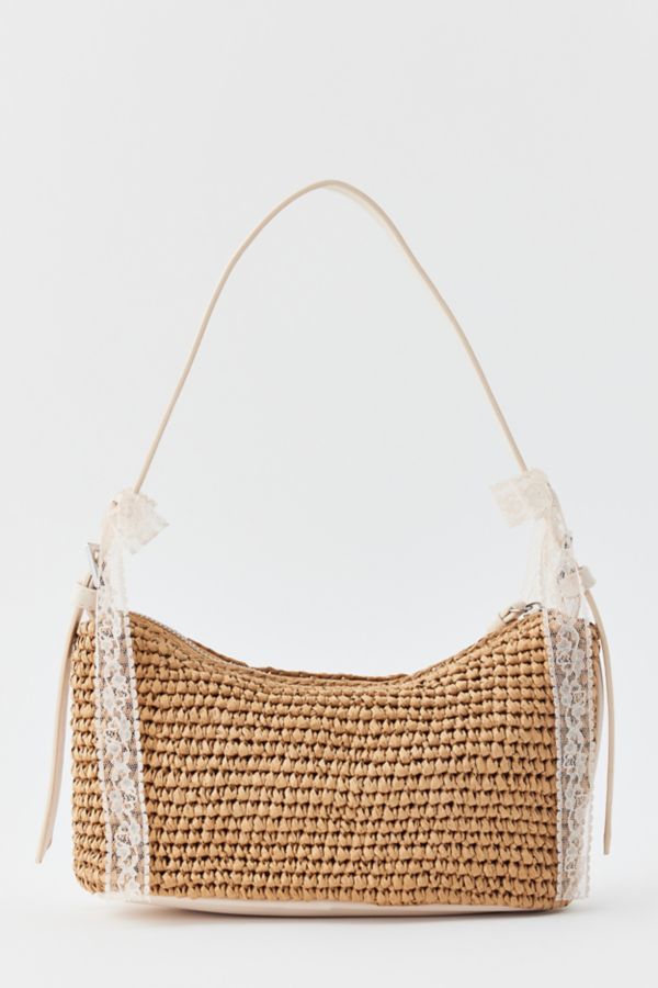 Slide View: 4: Kimchi Blue Lucia Raffia Bag