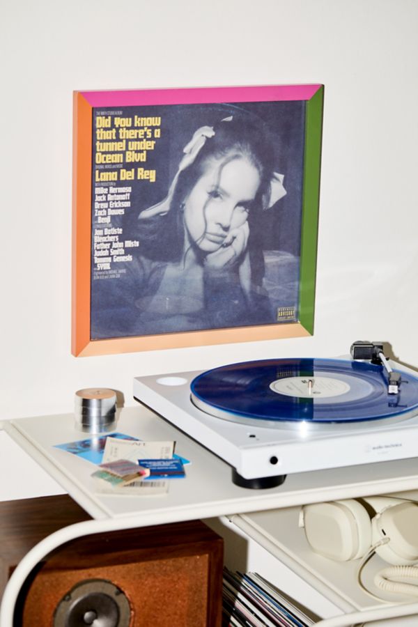 Slide View: 1: Colorblock 12-Inch Vinyl Album Frame