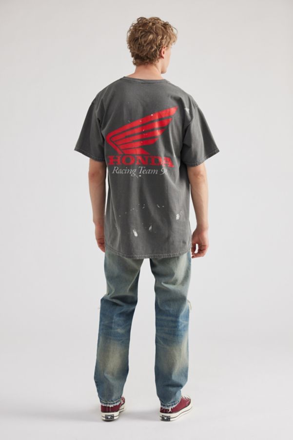 Slide View: 1: Honda Racing Team 98 Paint Splatter Graphic Tee