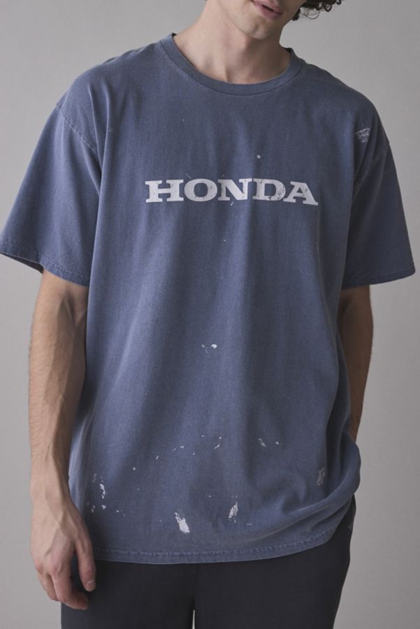 Slide View: 2: Honda Racing Team 98 Paint Splatter Graphic Tee