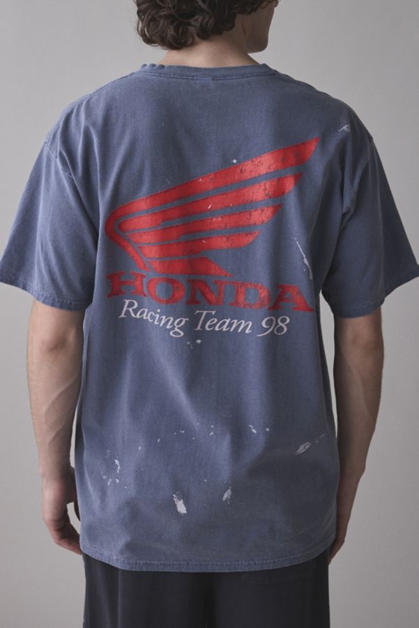 Slide View: 1: Honda Racing Team 98 Paint Splatter Graphic Tee