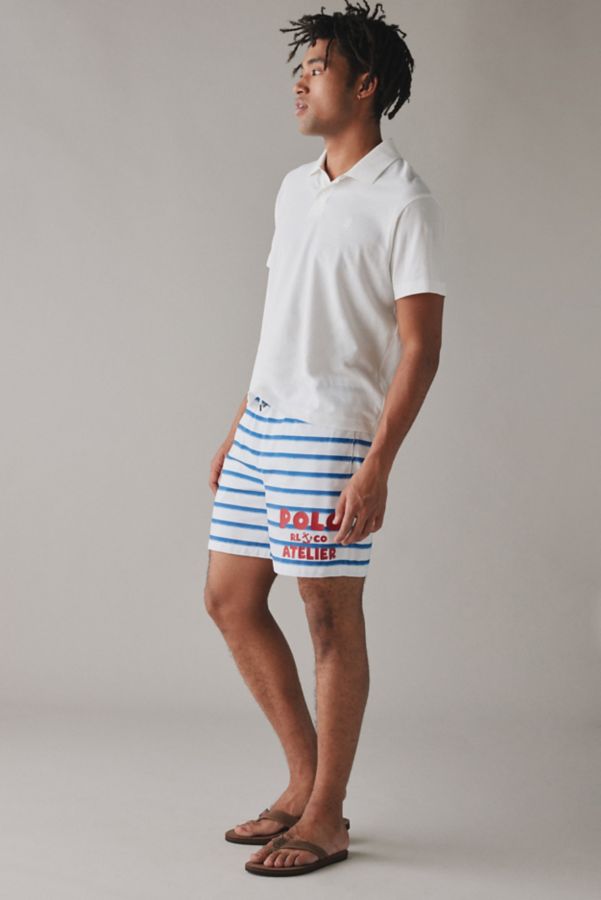 Slide View: 4: Polo Ralph Lauren Traveler Atelier Patterned Swim Short