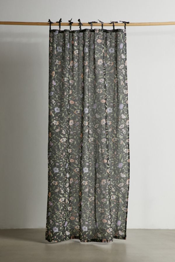 Slide View: 2: Ella Vine Floral Window Panel