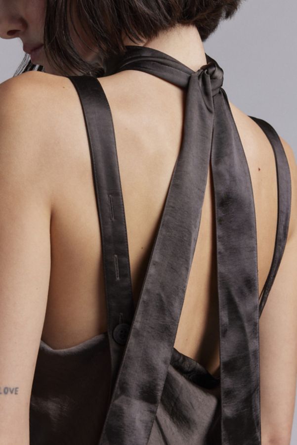 Slide View: 3: WILDFANG UO Exclusive The Empower Satin Adjustable Slip Dress