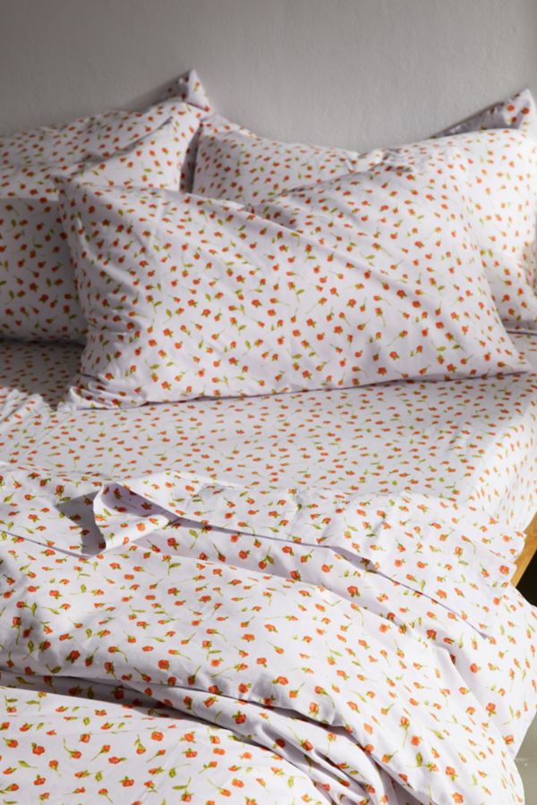 Slide View: 1: Rosebud Sheet Set