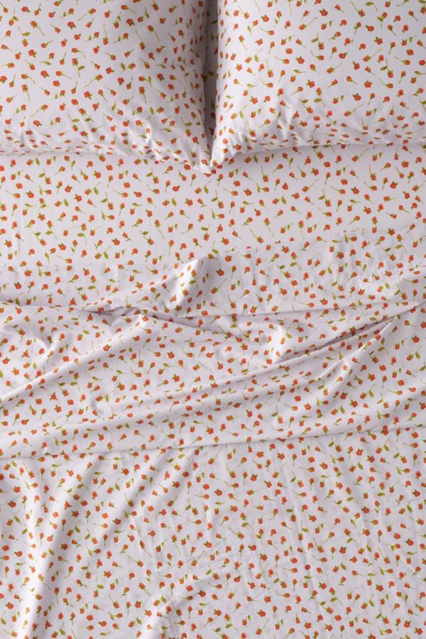 Slide View: 2: Rosebud Sheet Set