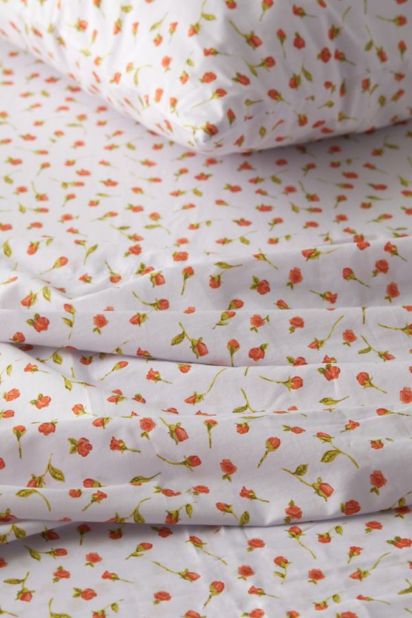 Slide View: 3: Rosebud Sheet Set