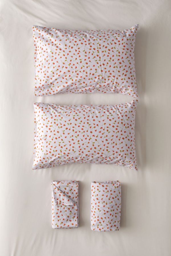 Slide View: 4: Rosebud Sheet Set