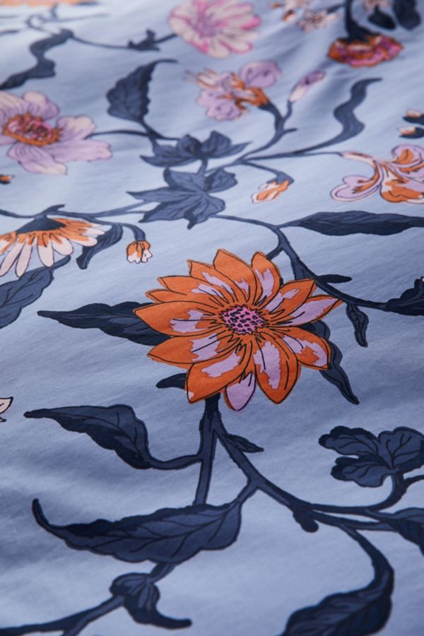 Slide View: 4: Ella Vine Floral Duvet Set