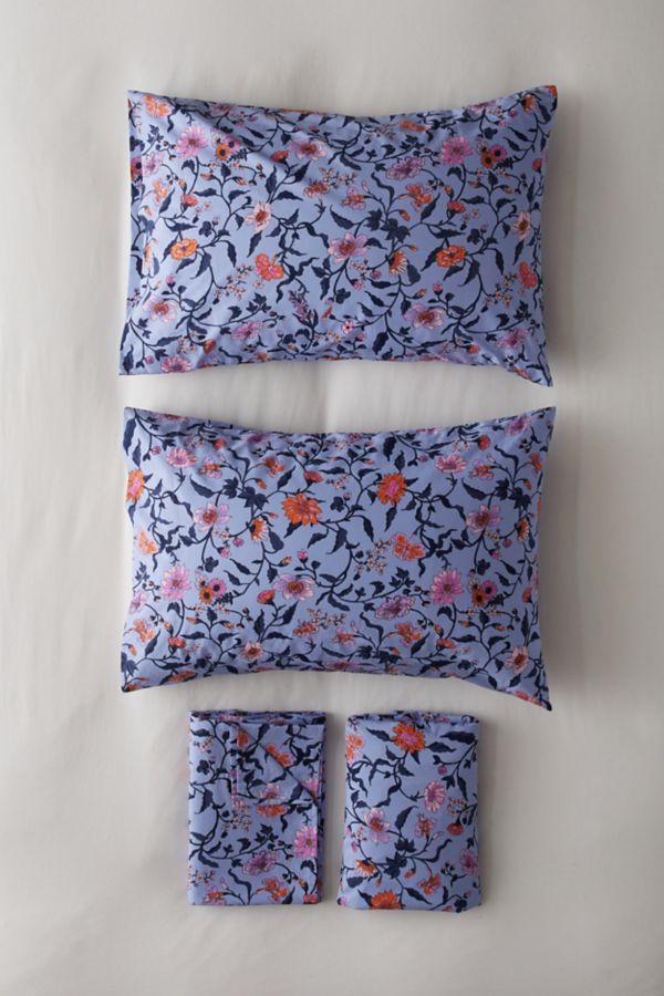 Slide View: 3: Ella Vine Floral Sheet Set