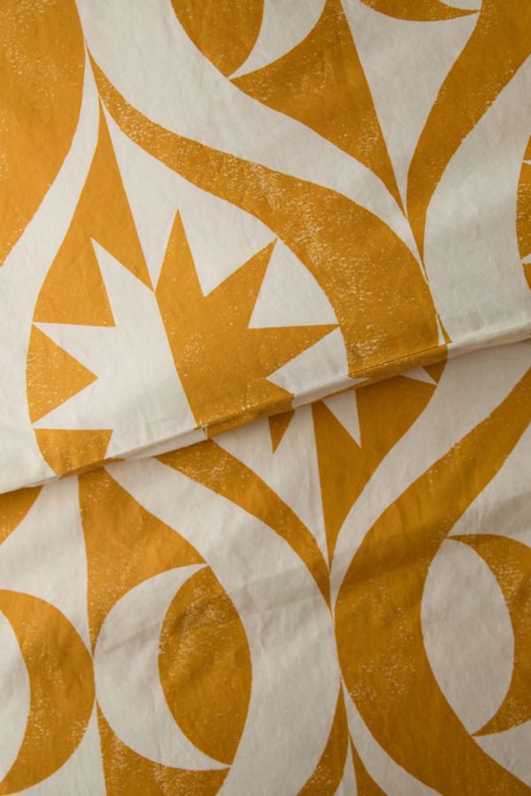 Slide View: 3: Max Celestial Woodblock Duvet Set