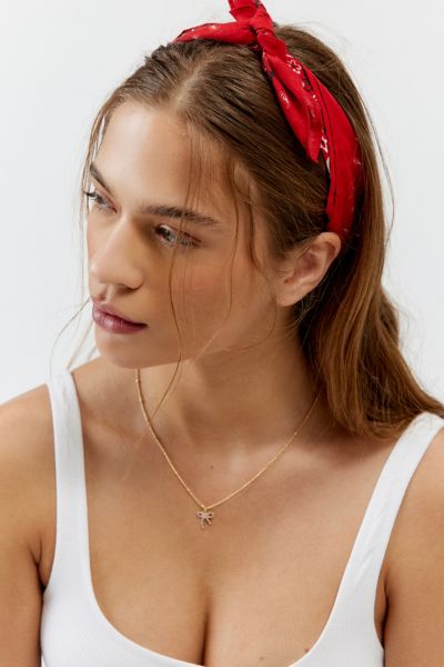 Bandana imprimé cerise