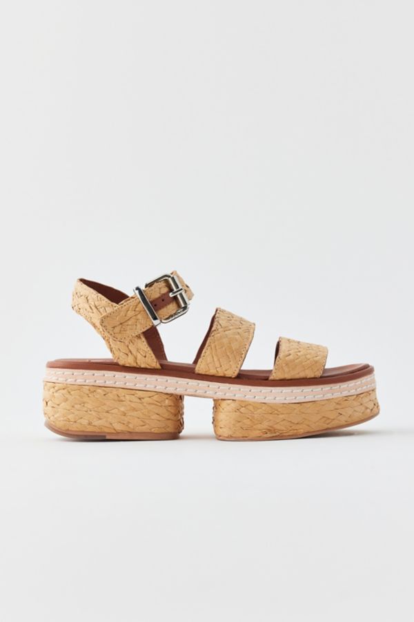 Slide View: 3: ASRA London Elijah Raffia Sandal