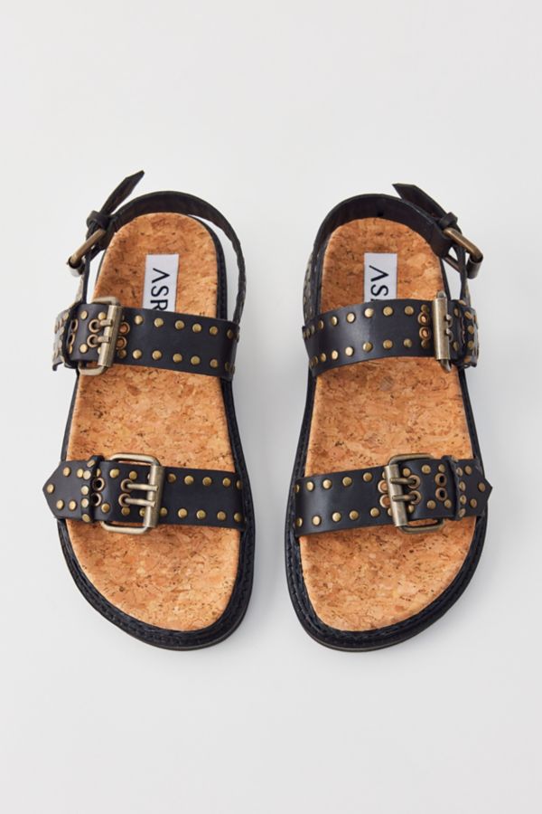 Slide View: 5: ASRA London Mia Leather Sandal