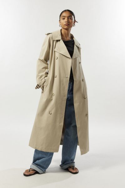 Trench-Coat en Coton Longline Light Before Dark