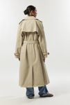 Thumbnail View 3: Trench-Coat en Coton Longline Light Before Dark