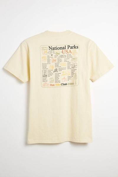 Parks Project UO Exclusive National Parks Checklist Graphic Tee