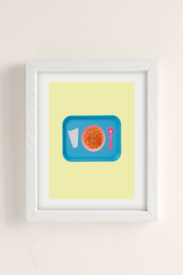 Slide View: 2: Erica Coven Hot Soup Yellow Art Print