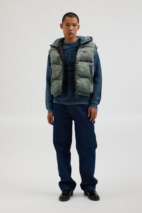 Slide View: 3: Diesel Mons Hooded Puffer Vest