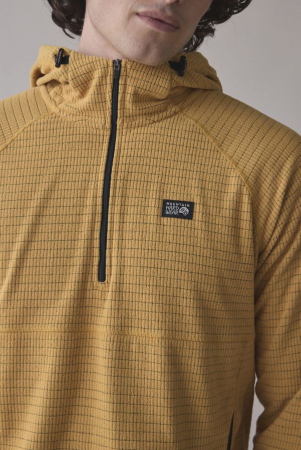 Slide View: 4: Mountain Hardwear Summit Grid Half Zip Hoodie Sweatshirt