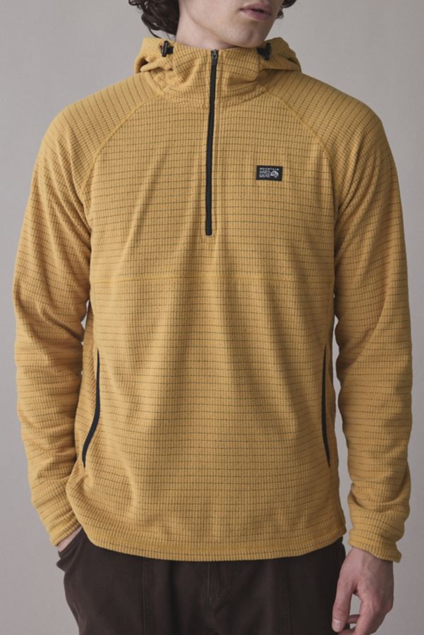 Slide View: 1: Mountain Hardwear Summit Grid Half Zip Hoodie Sweatshirt