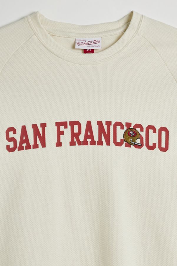 Slide View: 2: Mitchell & Ness NFL San Francisco 49ers Chandail Thermique à Manches Longues