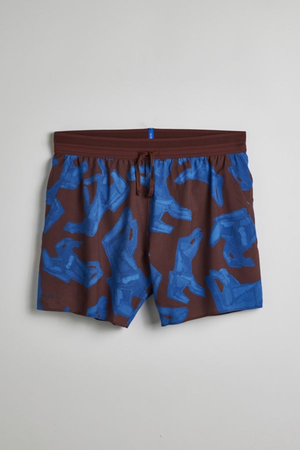 Slide View: 1: Janji AFO Patterned Middle 5" Running Short